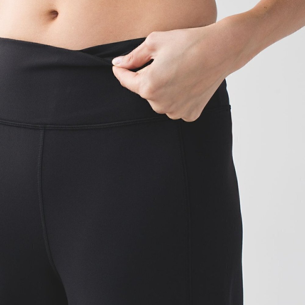 NWT Lululemon GREY Sit In Stillness Pant Size 4 GREY High Rise Wide Leg Pant - Picture 8 of 10